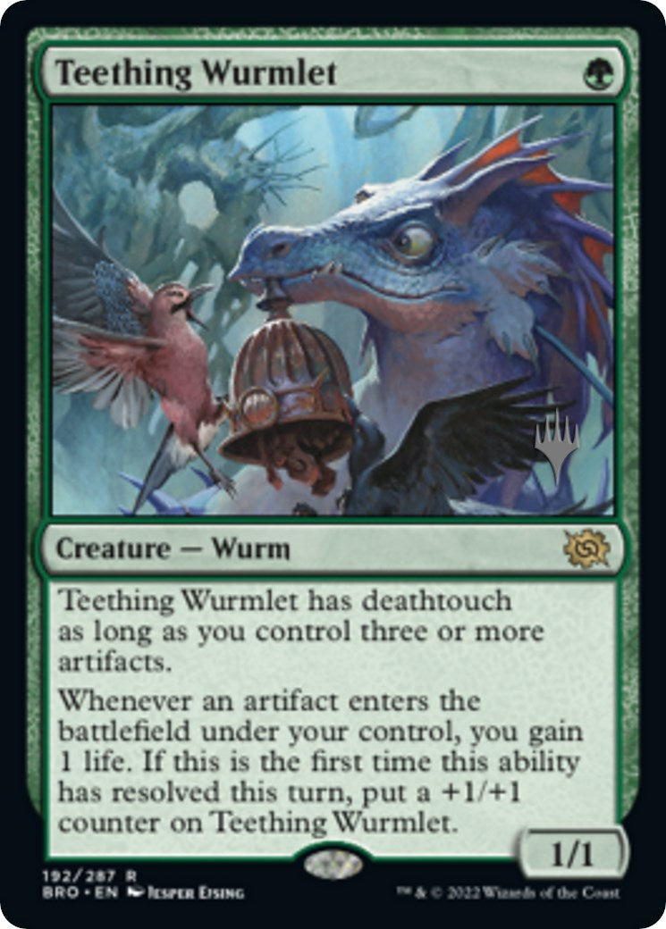 Teething Wurmlet (Promo Pack) [The Brothers' War Promos] | Pegasus Games WI