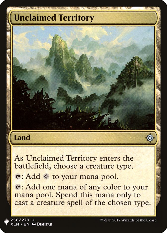 Unclaimed Territory [Mystery Booster] | Pegasus Games WI