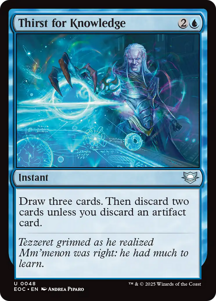 Thirst for Knowledge [Edge of Eternities Commander] | Pegasus Games WI