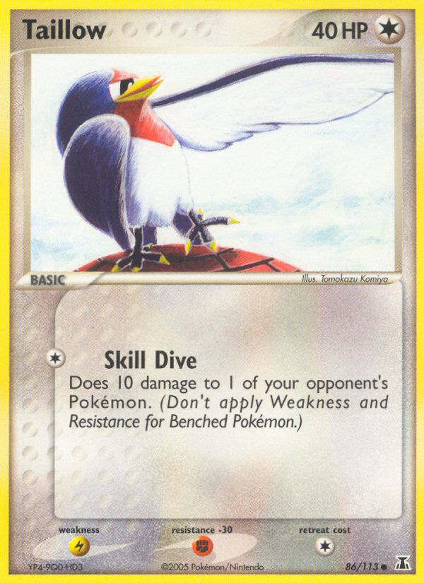 Taillow (86/113) [EX: Delta Species] | Pegasus Games WI