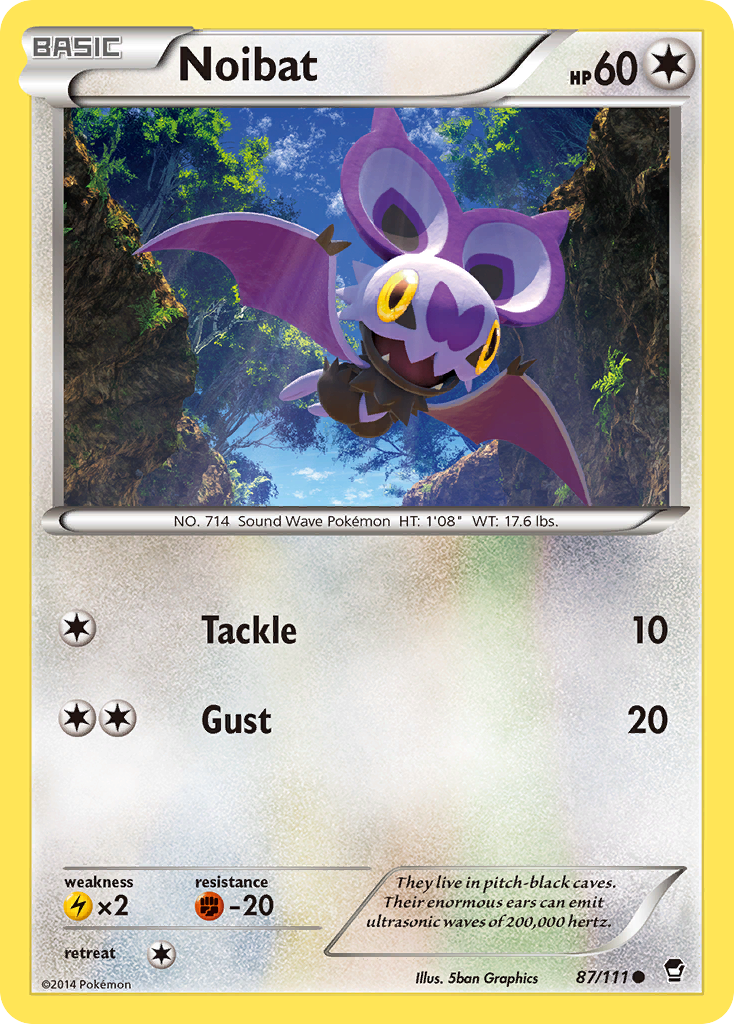 Noibat (87/111) [XY: Furious Fists] | Pegasus Games WI