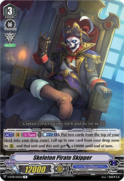 Skeleton Pirate Skipper (V-BT09/045EN) [Butterfly d'Moonlight] | Pegasus Games WI