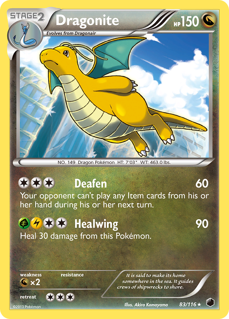 Dragonite (83/116) [Black & White: Plasma Freeze] | Pegasus Games WI