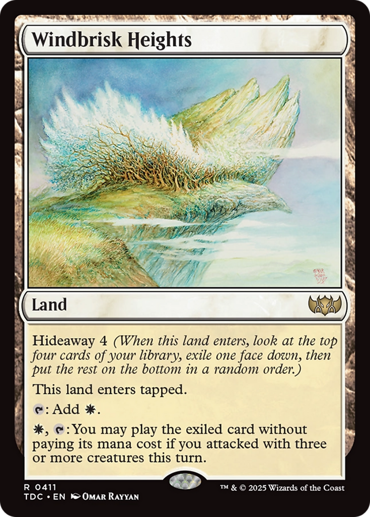 Windbrisk Heights [Tarkir: Dragonstorm Commander] | Pegasus Games WI
