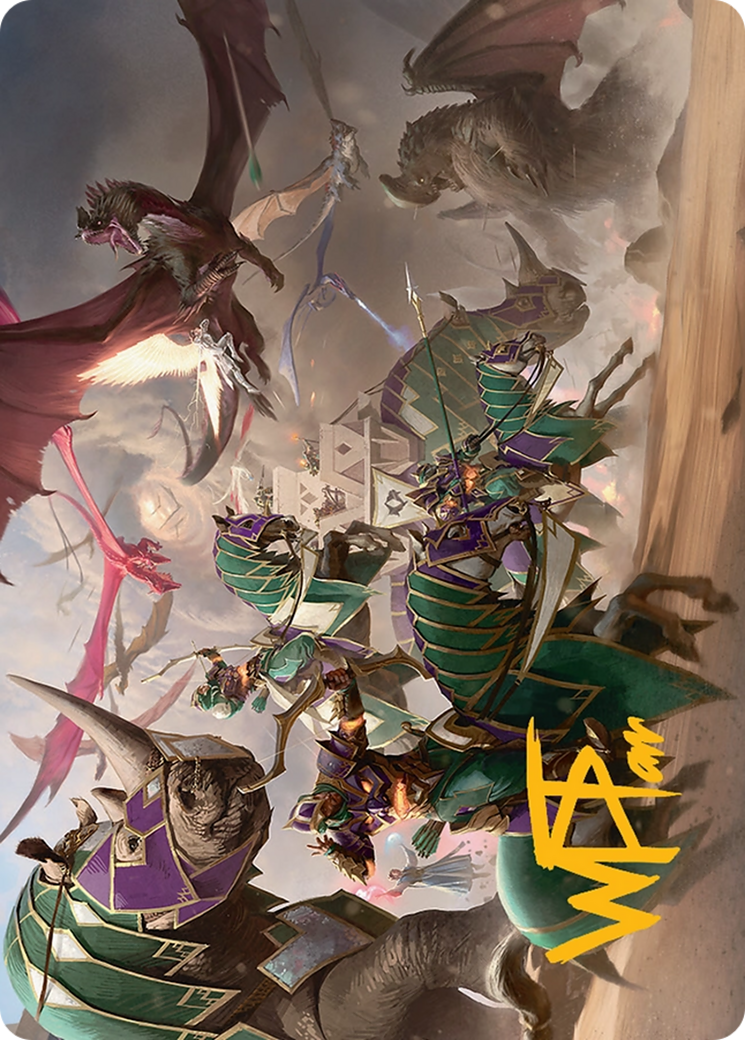 United Battlefront Art Card (5/54) [Tarkir: Dragonstorm Art Series] | Pegasus Games WI