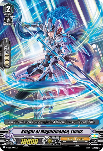 Knight of Magnificence, Lucus (V-TD11/004EN) [Altmile] | Pegasus Games WI