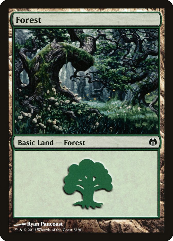 Forest (81) [Duel Decks: Heroes vs. Monsters] | Pegasus Games WI