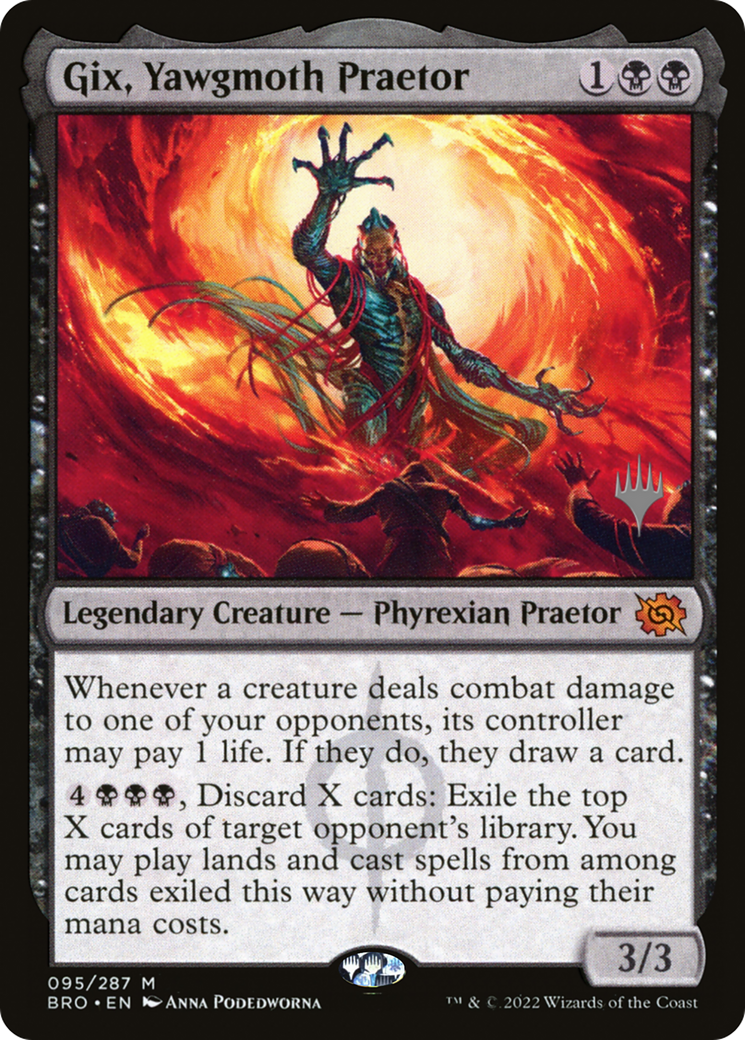 Gix, Yawgmoth Praetor (Promo Pack) [The Brothers' War Promos] | Pegasus Games WI