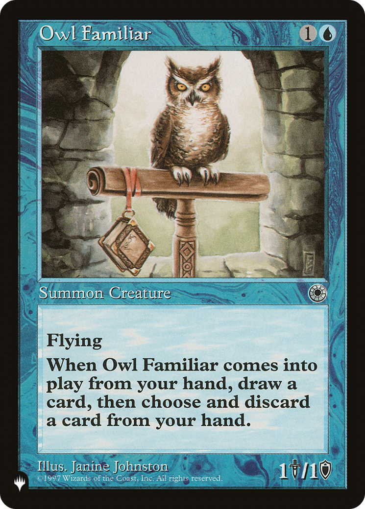 Owl Familiar [The List] | Pegasus Games WI
