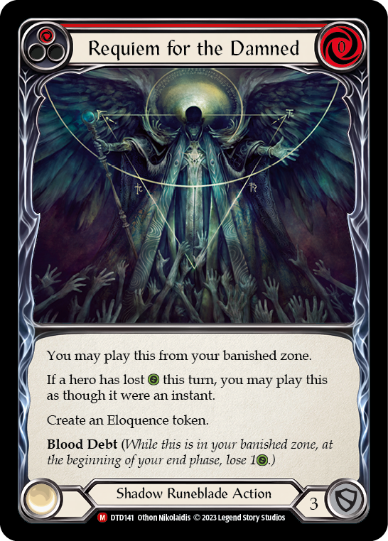 Requiem for the Damned [DTD141] (Dusk Till Dawn)  Rainbow Foil | Pegasus Games WI