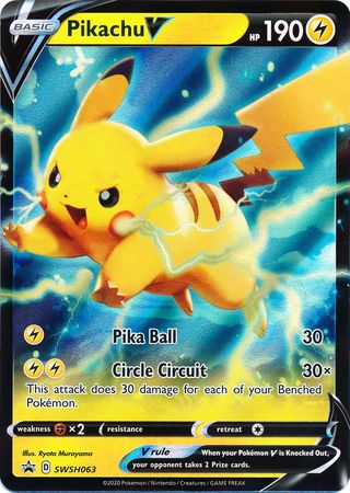 Pikachu V (SWSH063) [Sword & Shield: Black Star Promos] | Pegasus Games WI