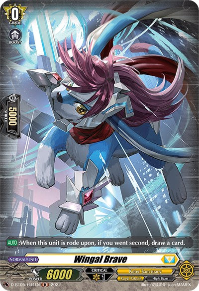 Wingal Brave (D-BT05/H44EN) [Triumphant Return of the Brave Heroes] | Pegasus Games WI