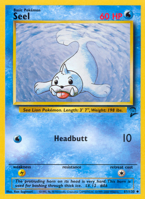 Seel (61/130) [Base Set 2] | Pegasus Games WI