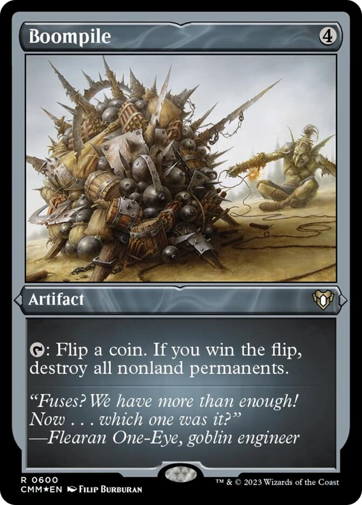 Boompile (Foil Etched) [Commander Masters] | Pegasus Games WI