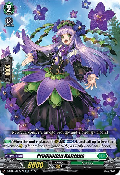 Prodpollen Rafilous (D-BT05/035EN) [Triumphant Return of the Brave Heroes] | Pegasus Games WI