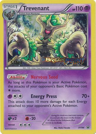 Trevenant (XY94) (Staff) [XY: Black Star Promos] | Pegasus Games WI