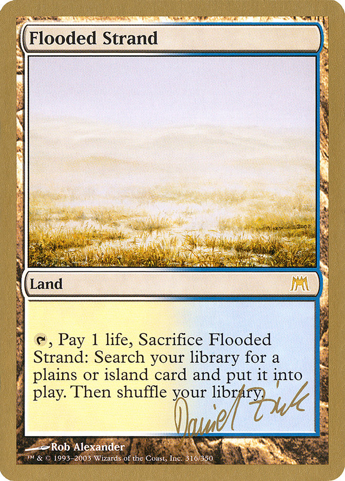 Flooded Strand (Daniel Zink) [World Championship Decks 2003] | Pegasus Games WI