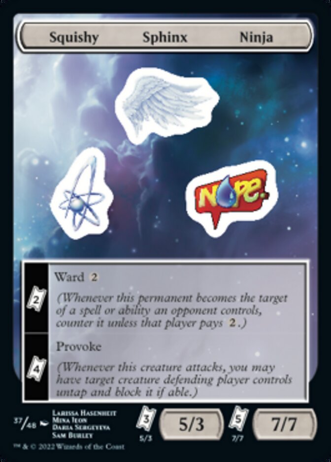 Squishy Sphinx Ninja [Unfinity Stickers] | Pegasus Games WI