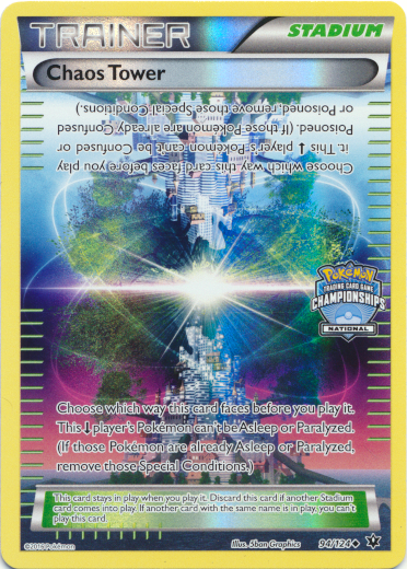 Chaos Tower (94/124) (National Championship Promo) [XY: Fates Collide] | Pegasus Games WI