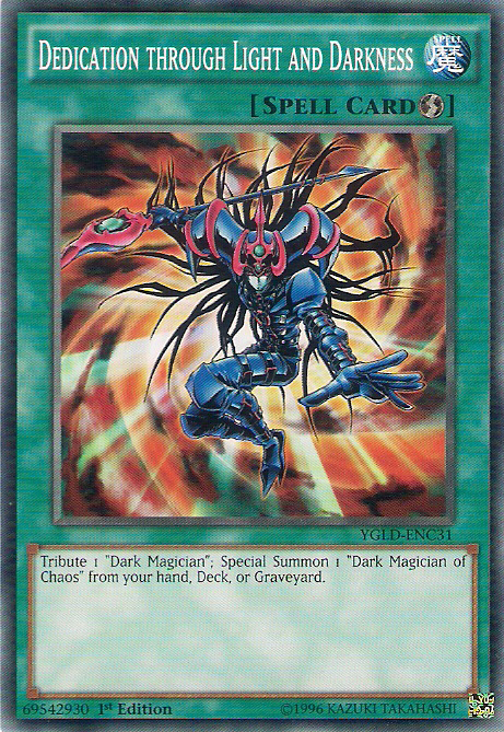 Dedication through Light and Darkness [YGLD-ENC31] Common | Pegasus Games WI