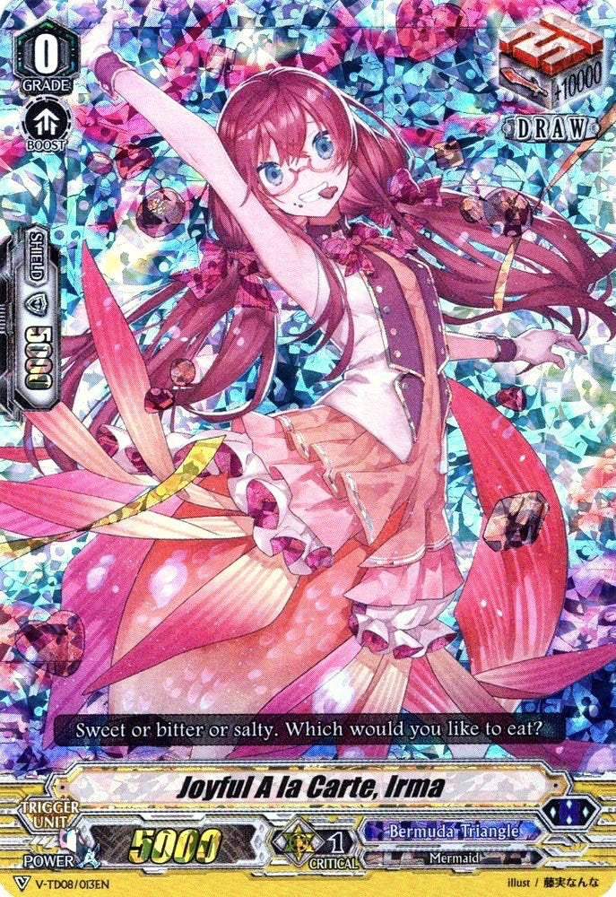 Joyful a la Carte, Irma (Parallel Foil) (V-TD08/013EN) [Schokolade Melody] | Pegasus Games WI