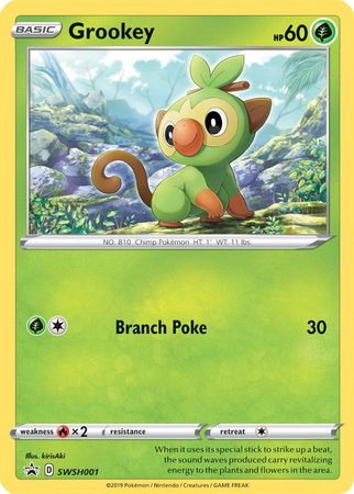 Grookey (SWSH001) [Sword & Shield: Black Star Promos] | Pegasus Games WI