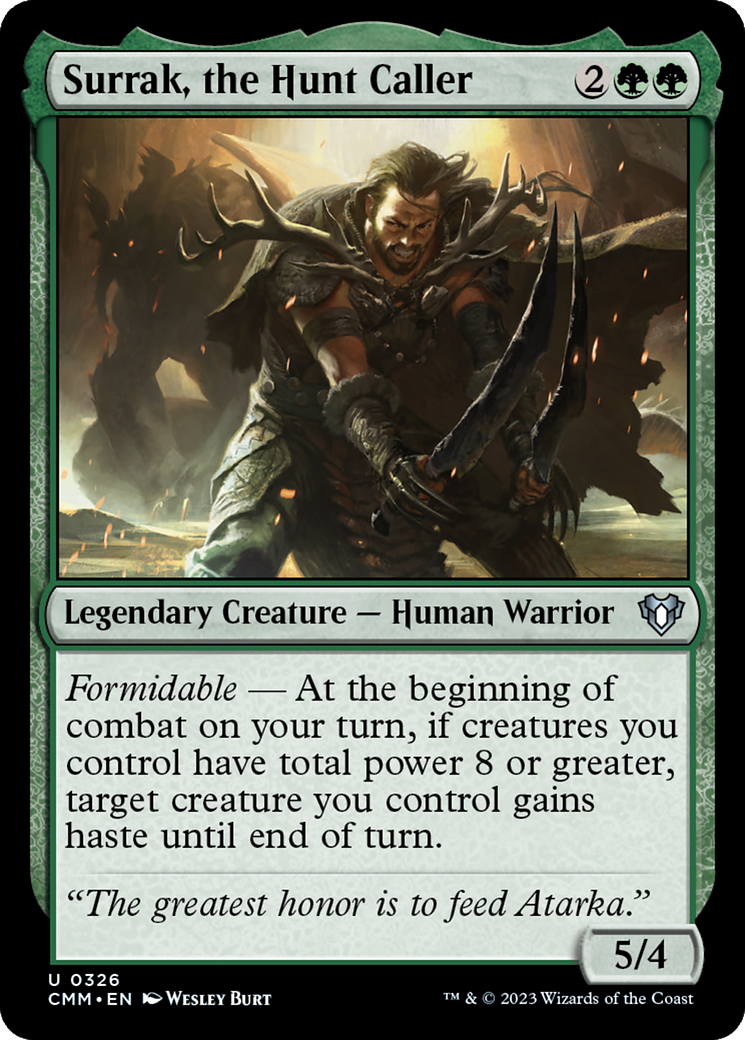 Surrak, the Hunt Caller [Commander Masters] | Pegasus Games WI