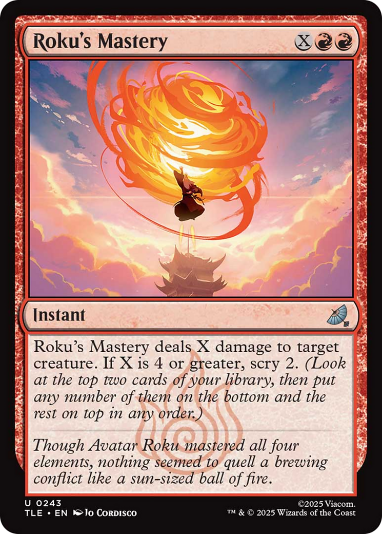Roku's Mastery [Avatar: The Last Airbender: Eternal-Legal] | Pegasus Games WI
