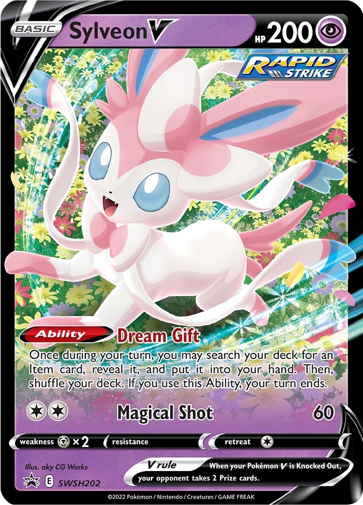 Sylveon V (SWSH202) [Sword & Shield: Black Star Promos] | Pegasus Games WI