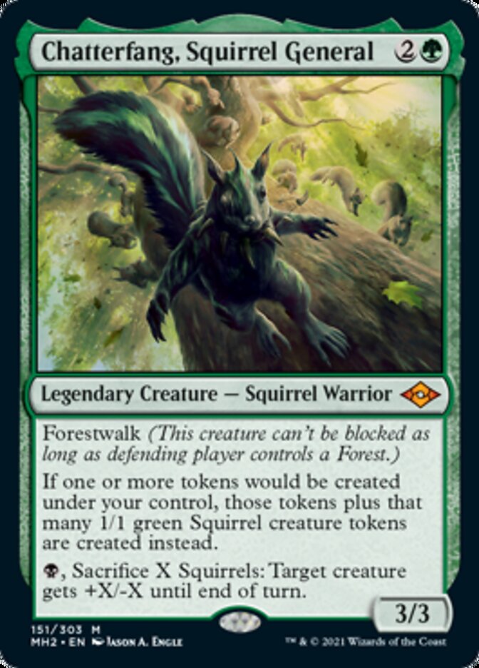 Chatterfang, Squirrel General [Modern Horizons 2] | Pegasus Games WI