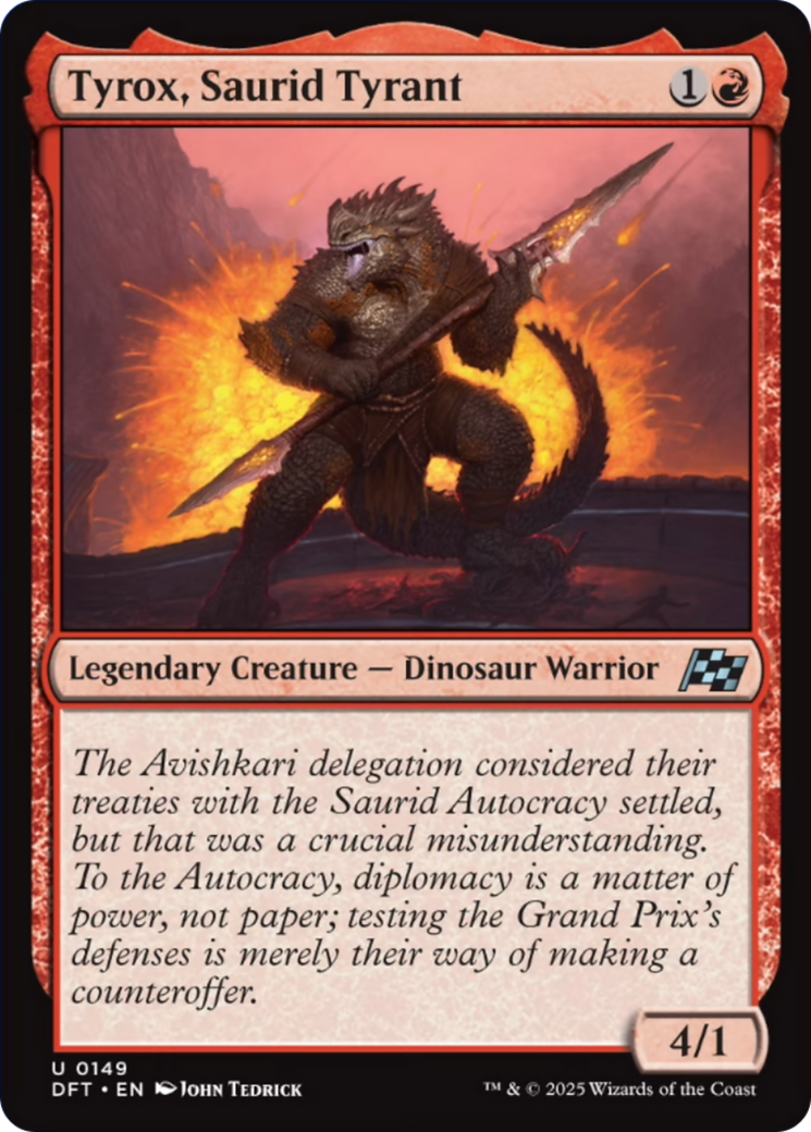 Tyrox, Saurid Tyrant [Aetherdrift] | Pegasus Games WI