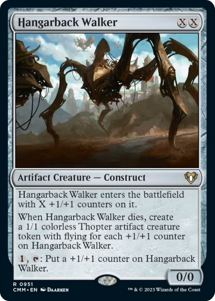 Hangarback Walker [Commander Masters] | Pegasus Games WI