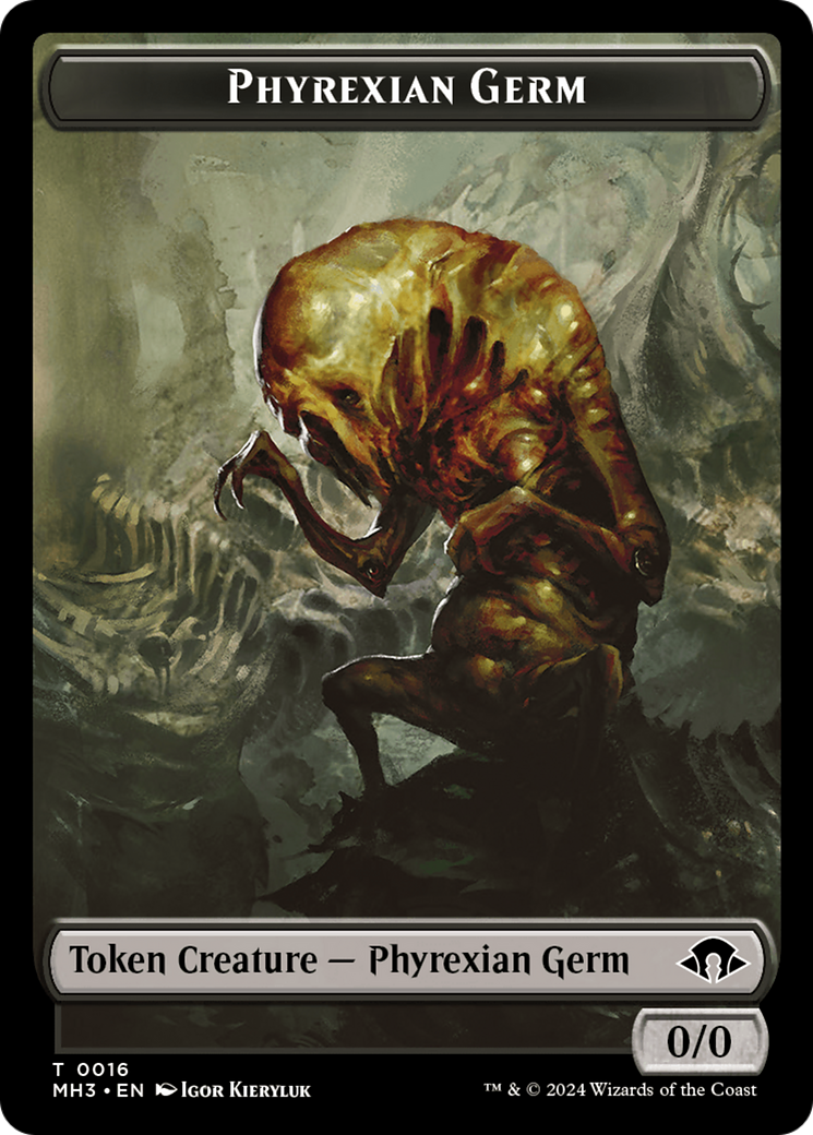 Phyrexian Germ // Kraken Double-Sided Token [Modern Horizons 3 Tokens] | Pegasus Games WI