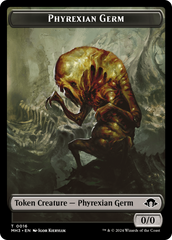 Phyrexian Germ // Emblem - Tamiyo, Seasoned Scholar Double-Sided Token [Modern Horizons 3 Tokens] | Pegasus Games WI