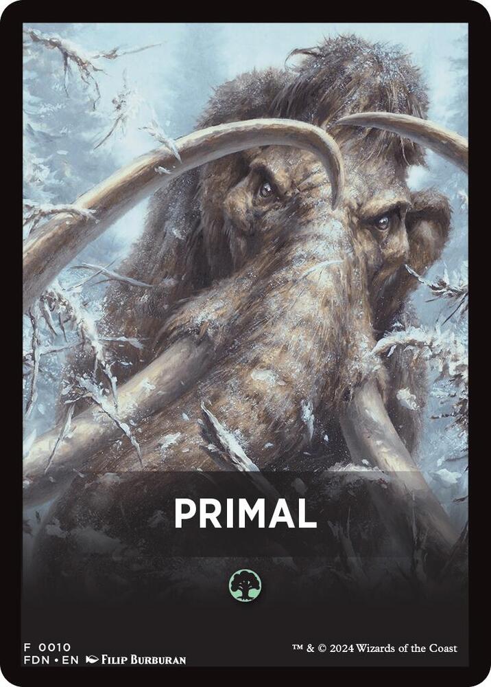 Primal Theme Card [Foundations Tokens] | Pegasus Games WI