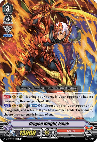 Dragon Knight, Ishak (V-BT08/034EN R) [Silverdust Blaze] | Pegasus Games WI