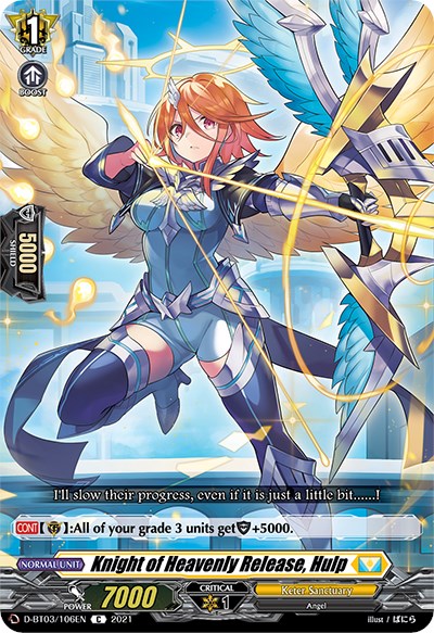Knight of Heavenly Release, Hulp (D-BT03/106EN) [Advance of Intertwined Stars] | Pegasus Games WI