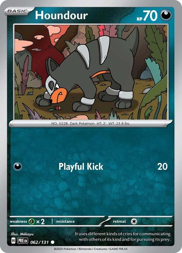 Houndour (062/131) [Scarlet & Violet: Prismatic Evolutions] | Pegasus Games WI