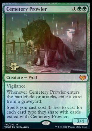 Cemetery Prowler [Innistrad: Crimson Vow Prerelease Promos] | Pegasus Games WI