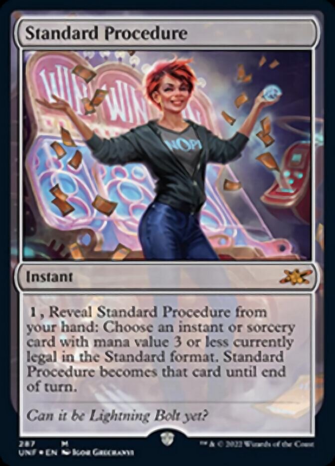 Standard Procedure (Galaxy Foil) [Unfinity] | Pegasus Games WI