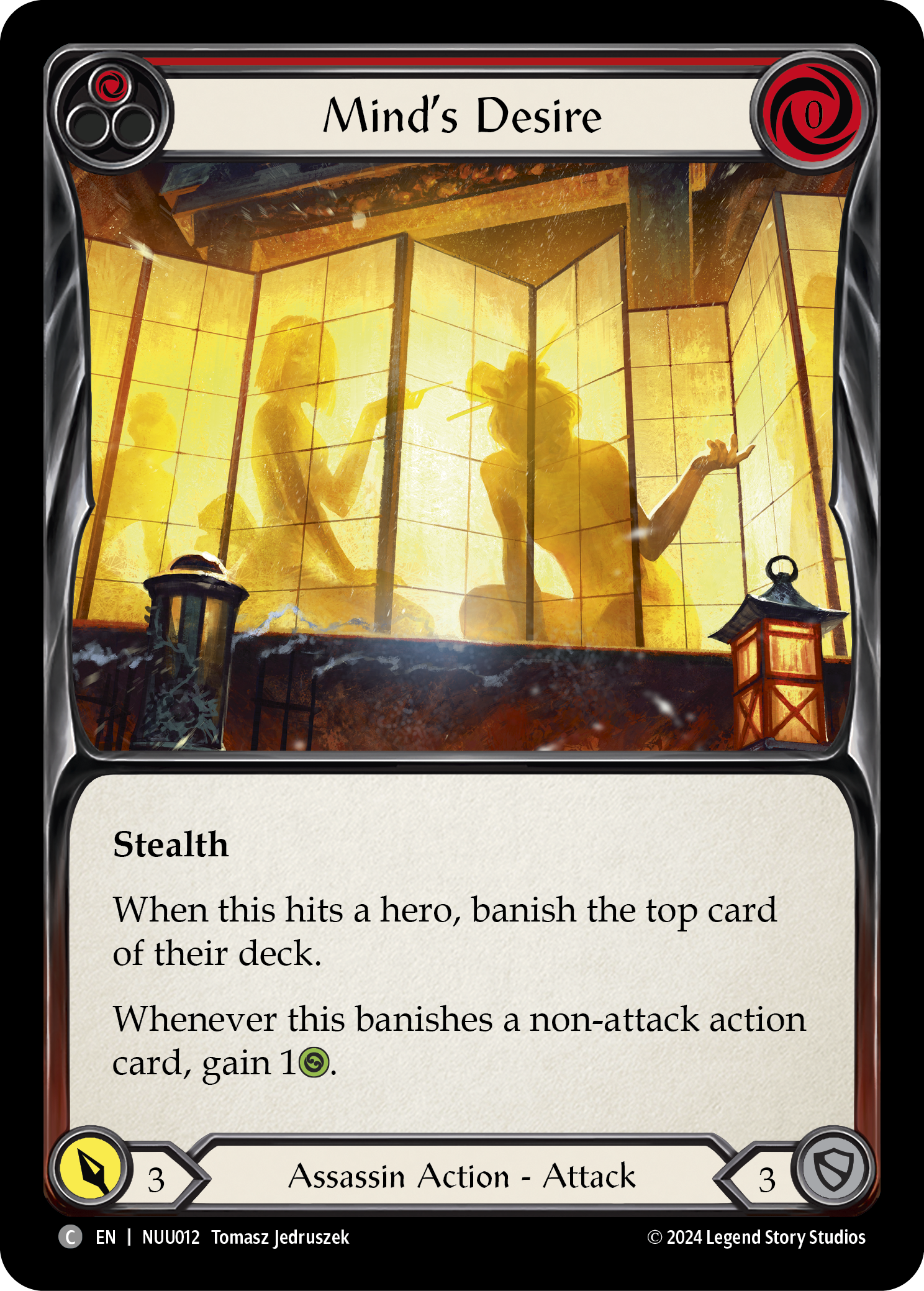 Mind's Desire (Red) [NUU012] (Part the Mistveil Nuu Blitz Deck) | Pegasus Games WI