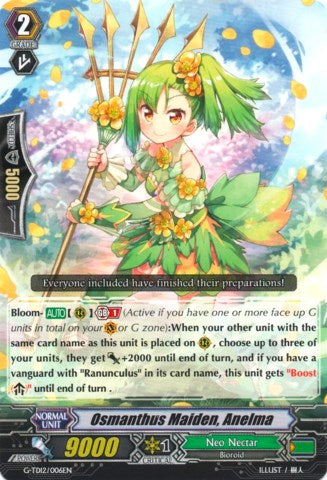 Osmanthus Maiden, Anelma (G-TD12/006EN) [Flower Princess of Abundant Blooming] | Pegasus Games WI