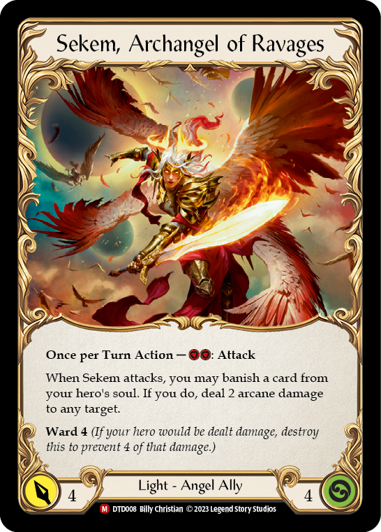 Figment of Ravages // Sekem, Archangel of Ravages [DTD008] (Dusk Till Dawn) | Pegasus Games WI