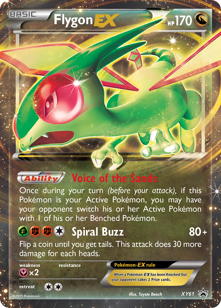 Flygon EX (XY61) [XY: Black Star Promos] | Pegasus Games WI