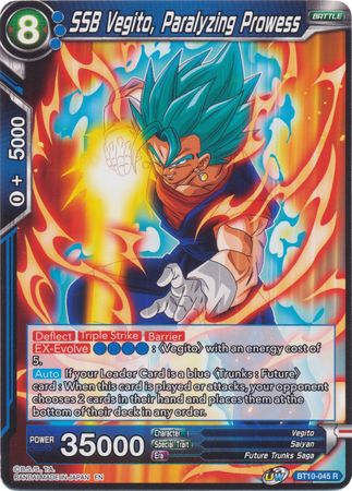 SSB Vegito, Paralyzing Prowess (BT10-045) [Rise of the Unison Warrior 2nd Edition] | Pegasus Games WI