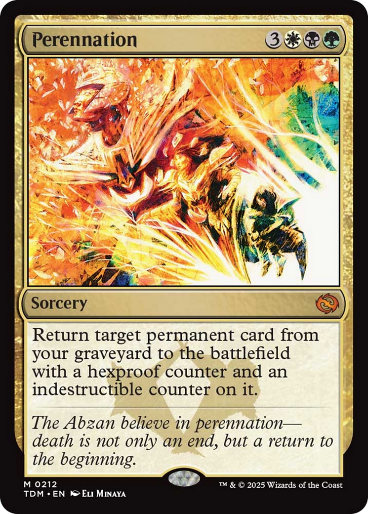 Perennation [Tarkir: Dragonstorm] | Pegasus Games WI