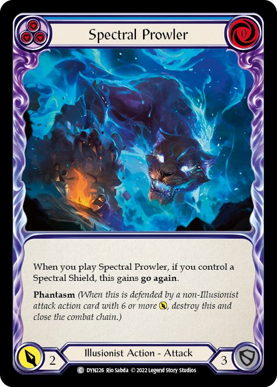 Spectral Prowler (Blue) [DYN226] (Dynasty) | Pegasus Games WI