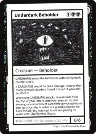 Underdark Beholder (2021 Edition) [Mystery Booster Playtest Cards] | Pegasus Games WI