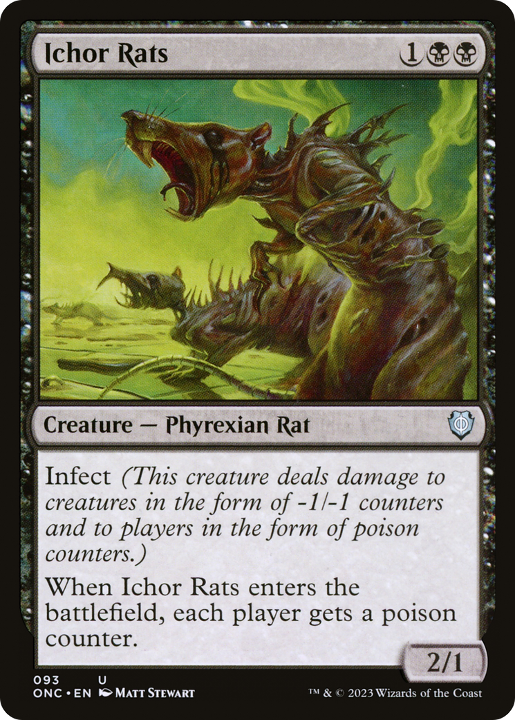 Ichor Rats [Phyrexia: All Will Be One Commander] | Pegasus Games WI