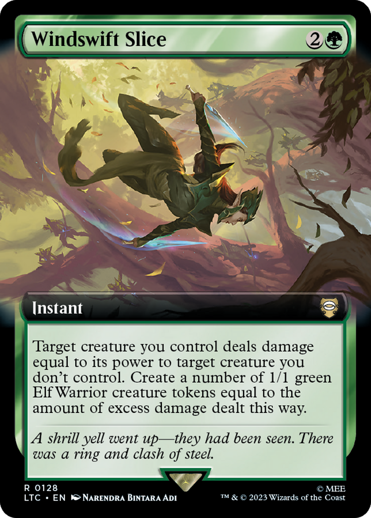 Windswift Slice (Extended Art) [The Lord of the Rings: Tales of Middle-Earth Commander] | Pegasus Games WI